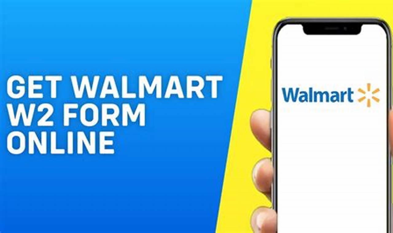 Walmart W2 Online 2024