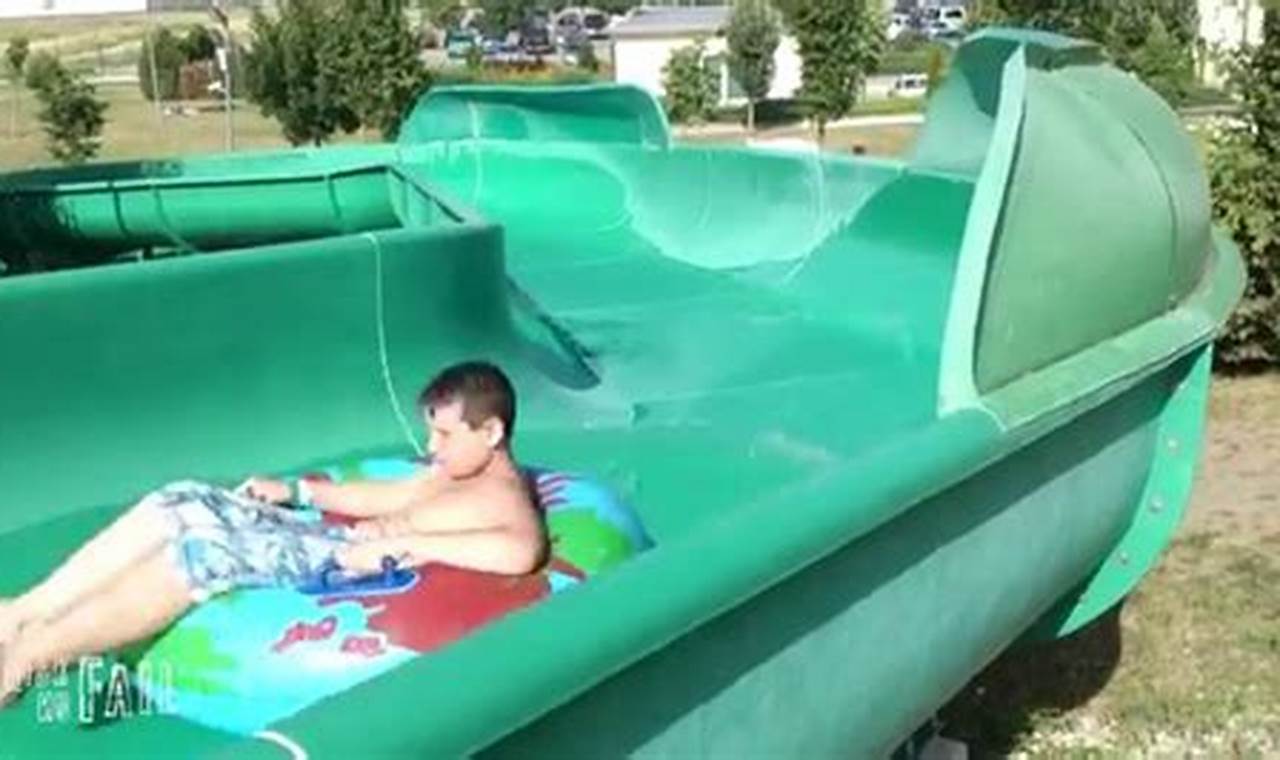 Water Slide Fails Funny Videos
