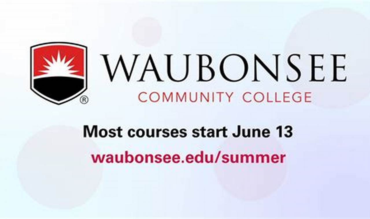 Waubonsee Summer Classes 2024