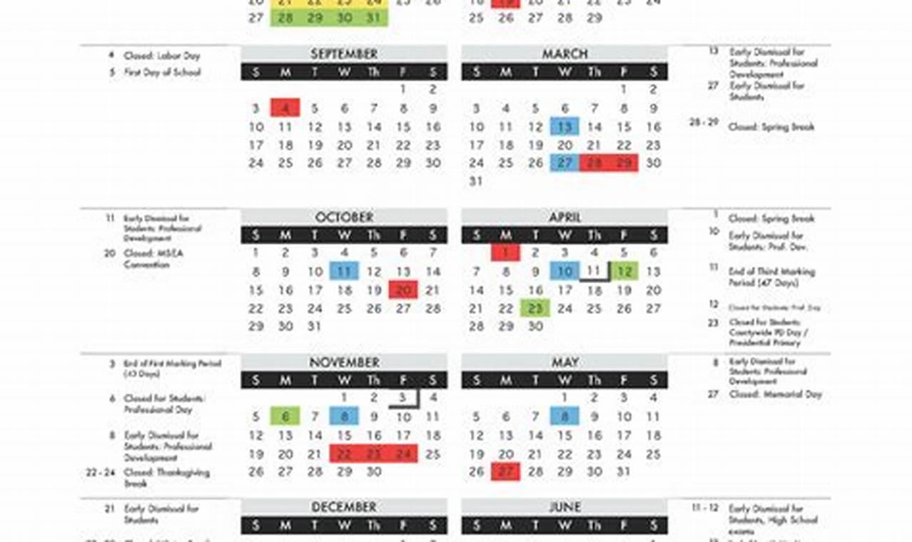 Wcps Calendar 2024-24