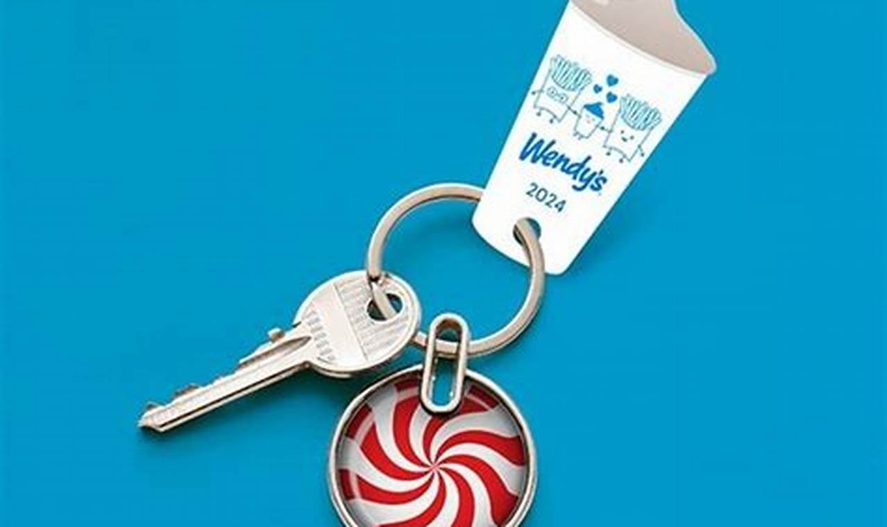 Wendy'S Frosty Key Tags 2024
