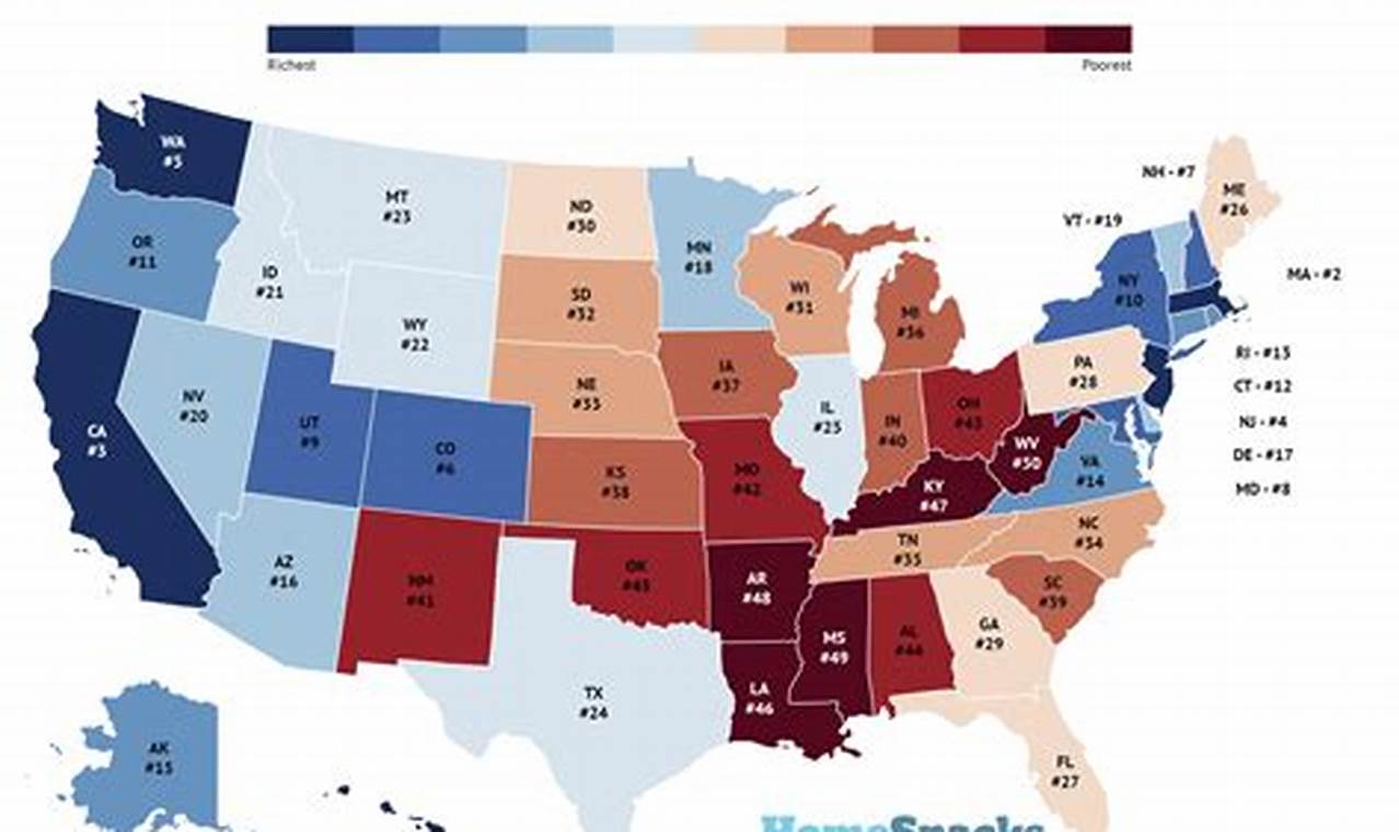 What Is The Richest State In The United States 2024