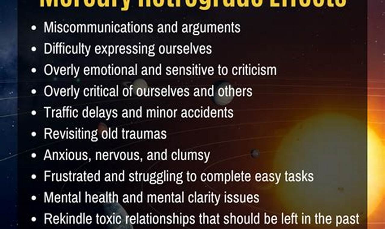 What Signs Does Mercury Retrograde Affect 2024