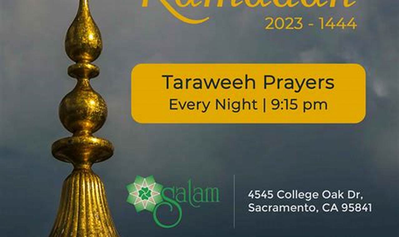 What Time Is Taraweeh Prayer 2024 On