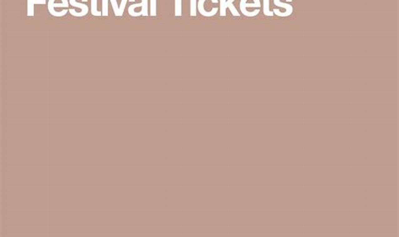 Wheatland Music Festival 2024 Tickets