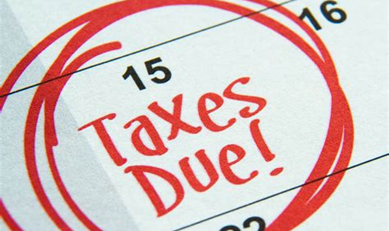 When Are Taxes Due 2024 In Ohio