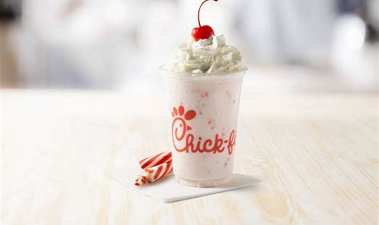 When Does Chick Fil A Peppermint Milkshake Come Out 2024