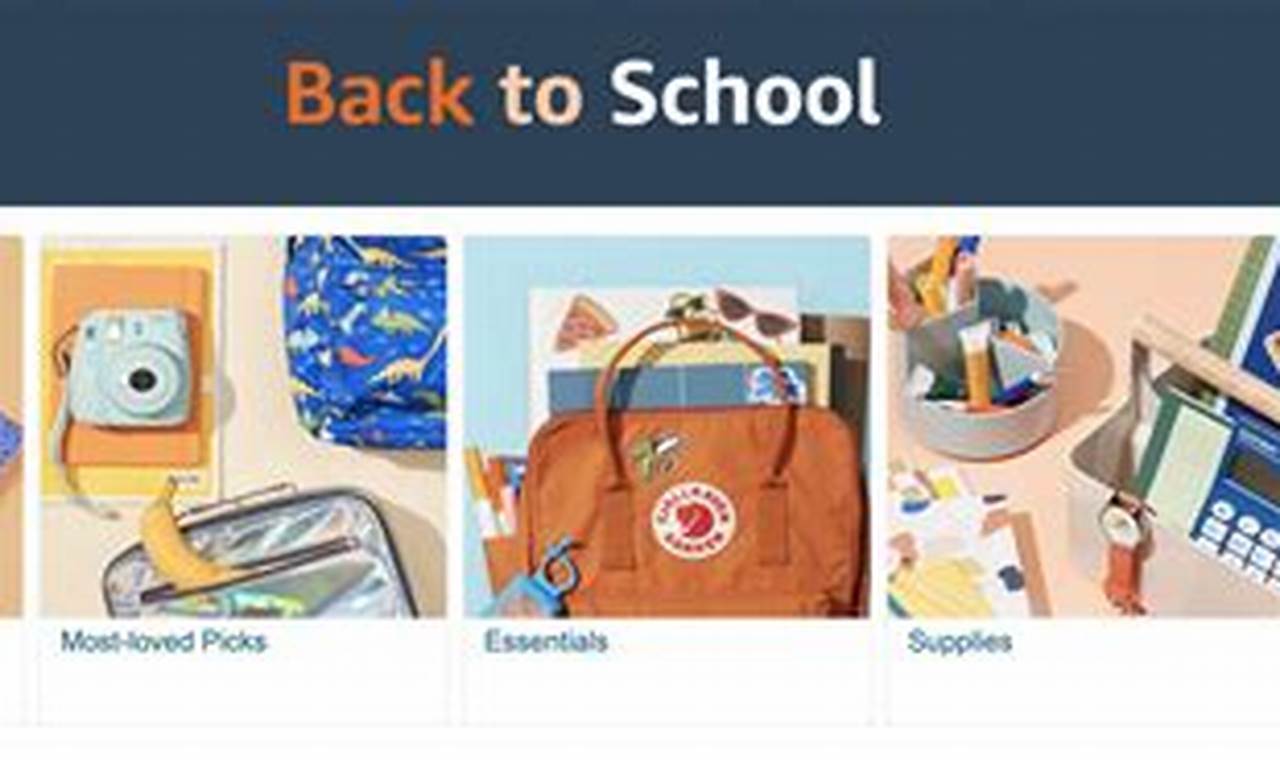 When Is Amazon Back To School Sale 2024