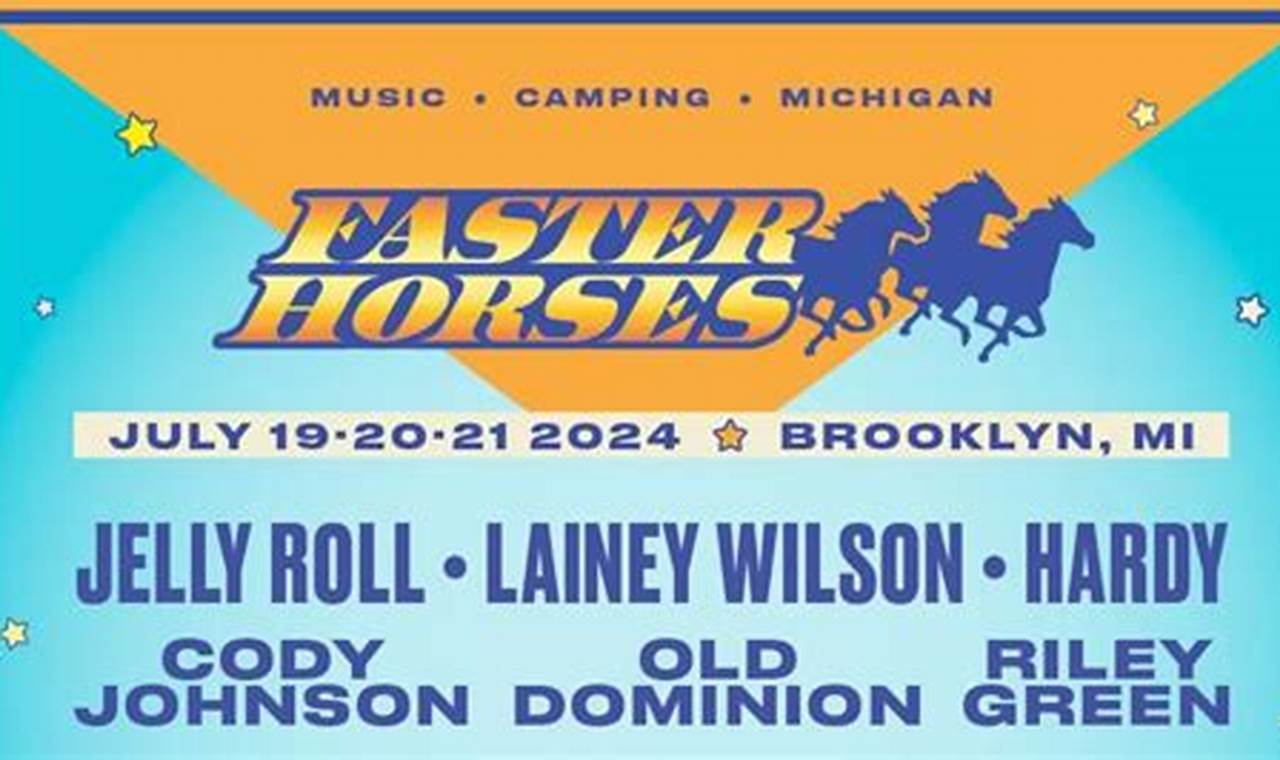 When Is Faster Horses 2024