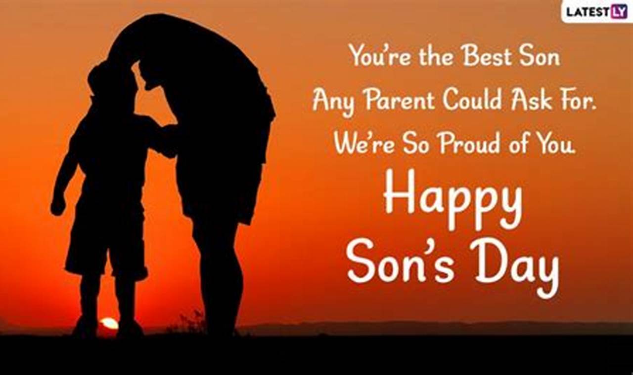 When Is Happy Sons Day In 2024