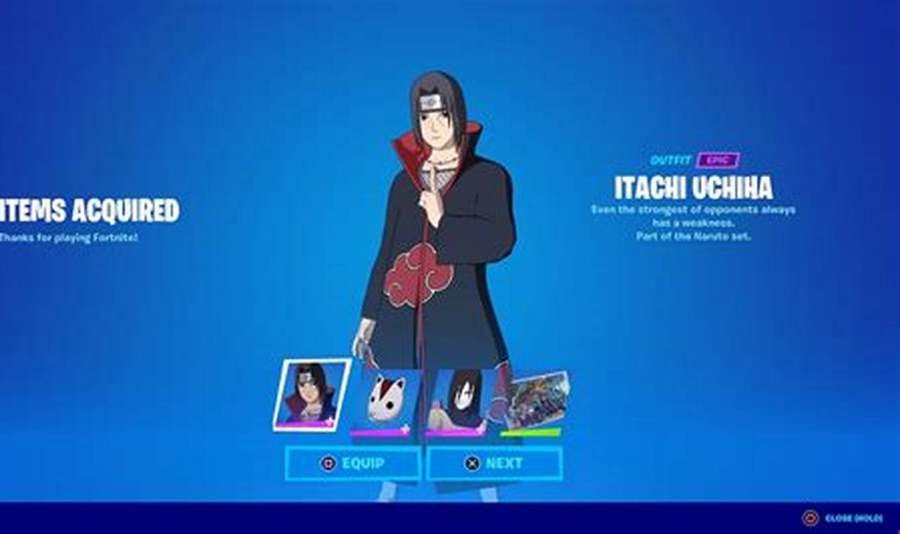 When Is Itachi Coming Back To Fortnite 2024