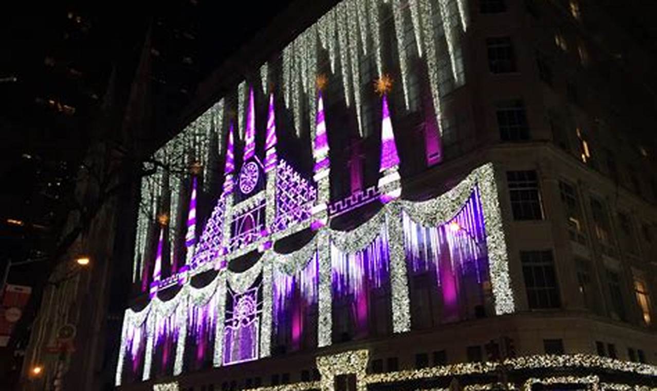 When Is Saks Fifth Avenue Light Show 2024