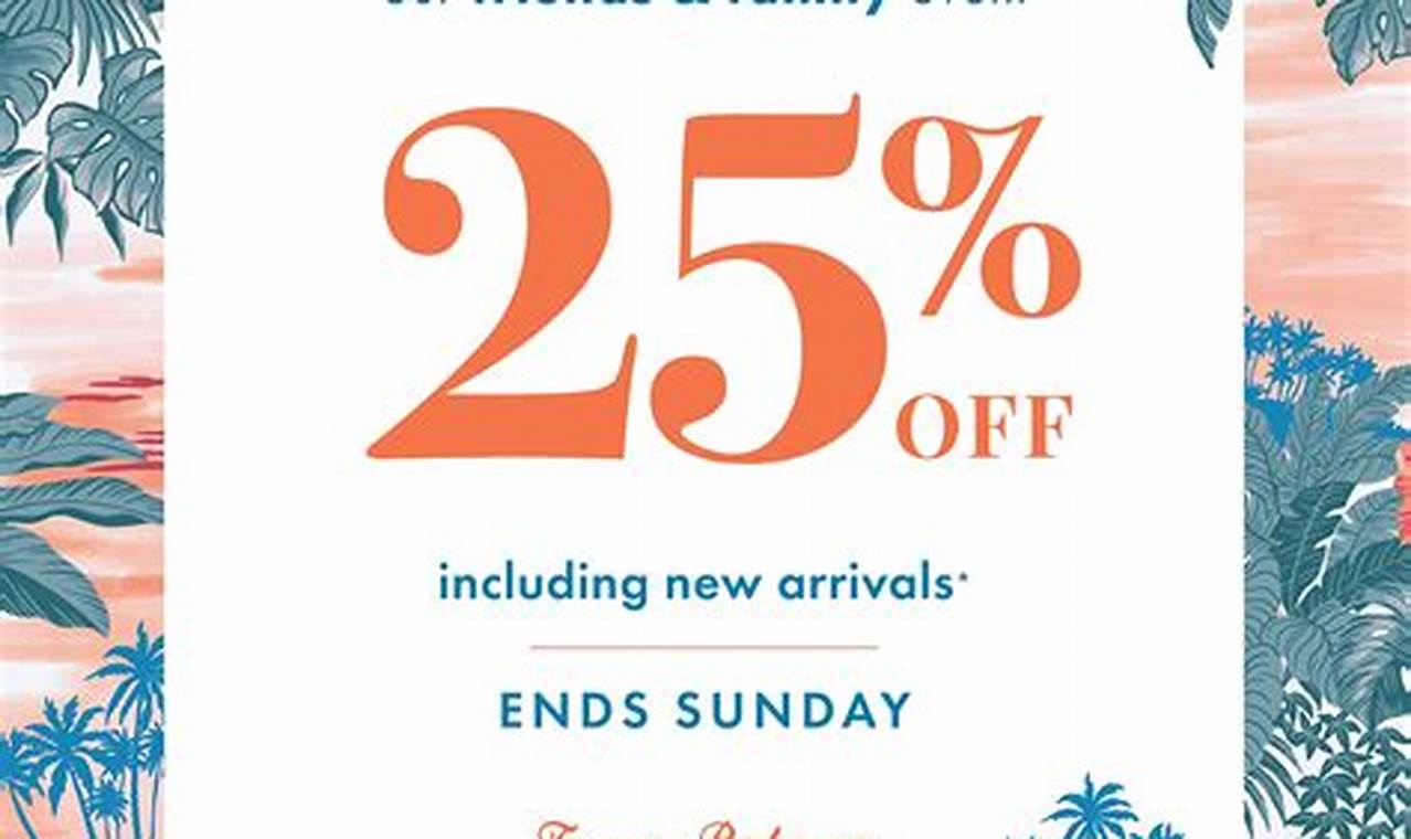 When Is Tommy Bahama Friends And Family Sale 2024