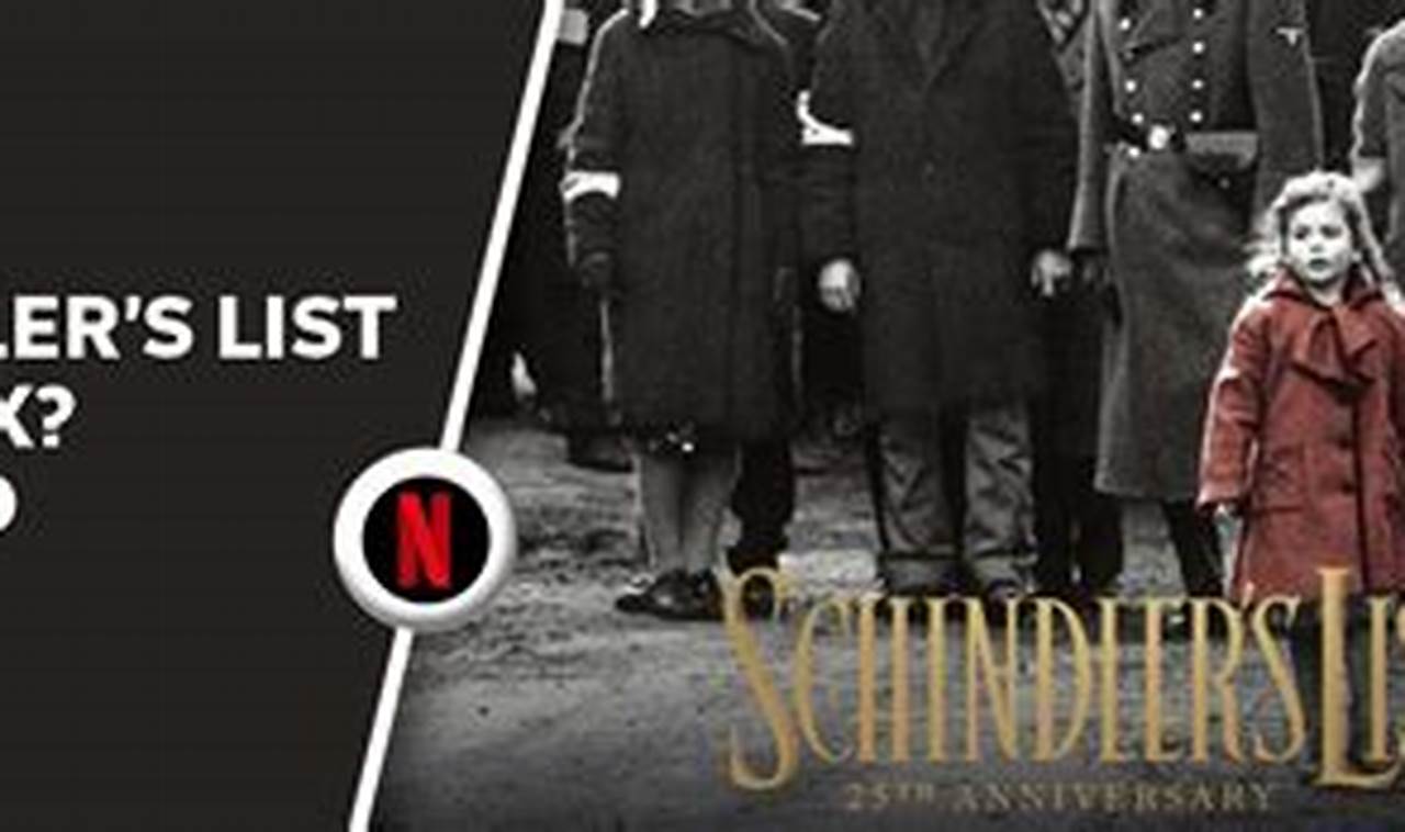Where Can I Watch Schindlers List 2024