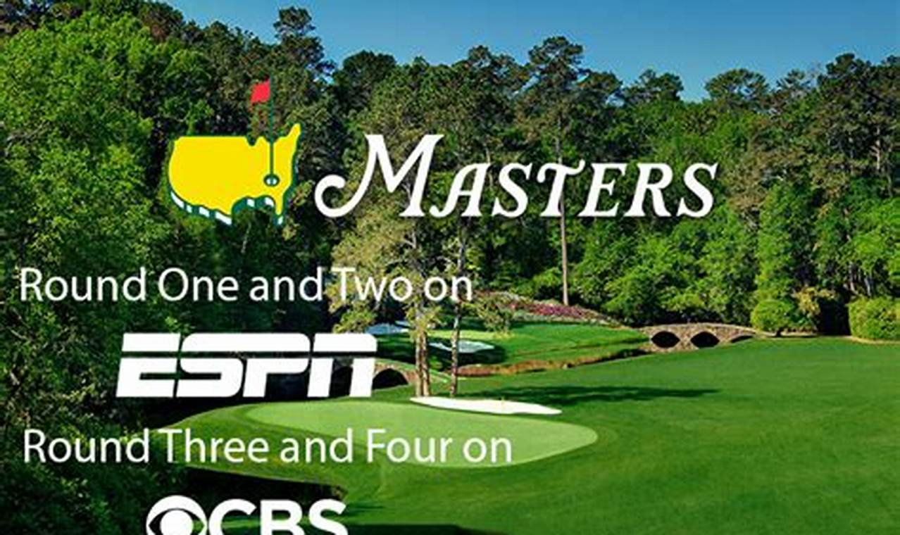 Where To Watch Masters 2024
