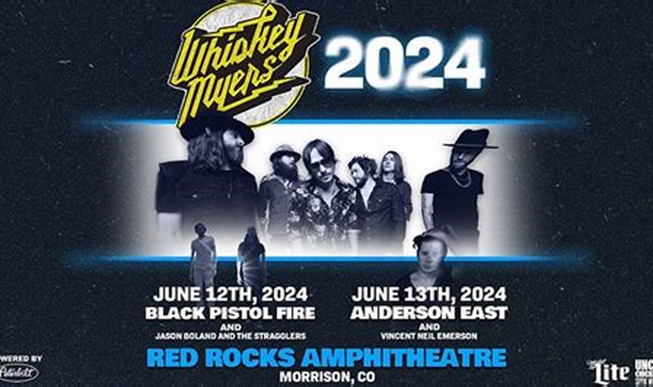 Whiskey Myers Red Rocks 2024