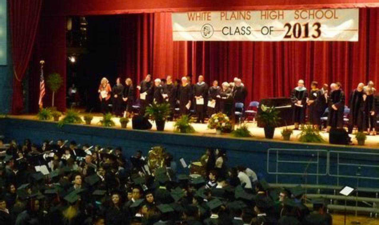 White Plains High School Graduation 2024
