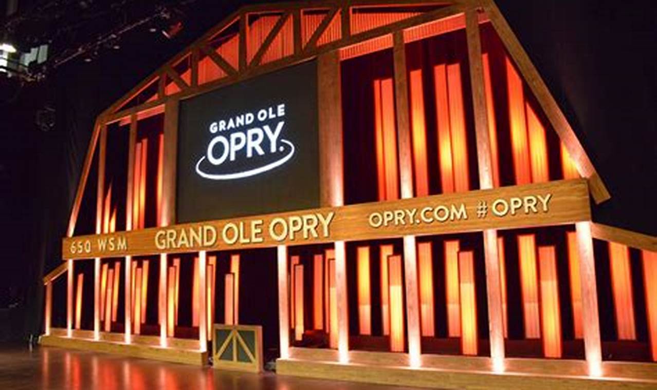 Who Is Performing At The Grand Ole Opry 2024