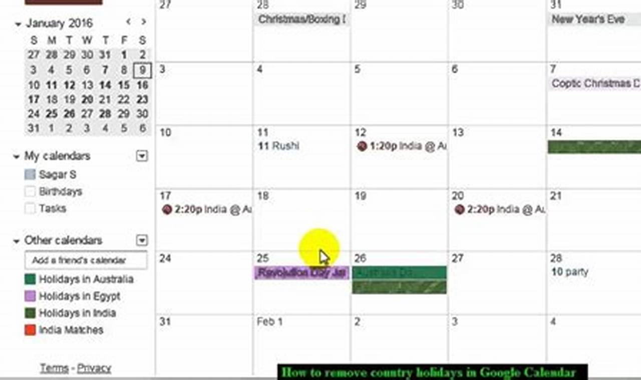 Why My Calendar Doesn'T Show Holidays