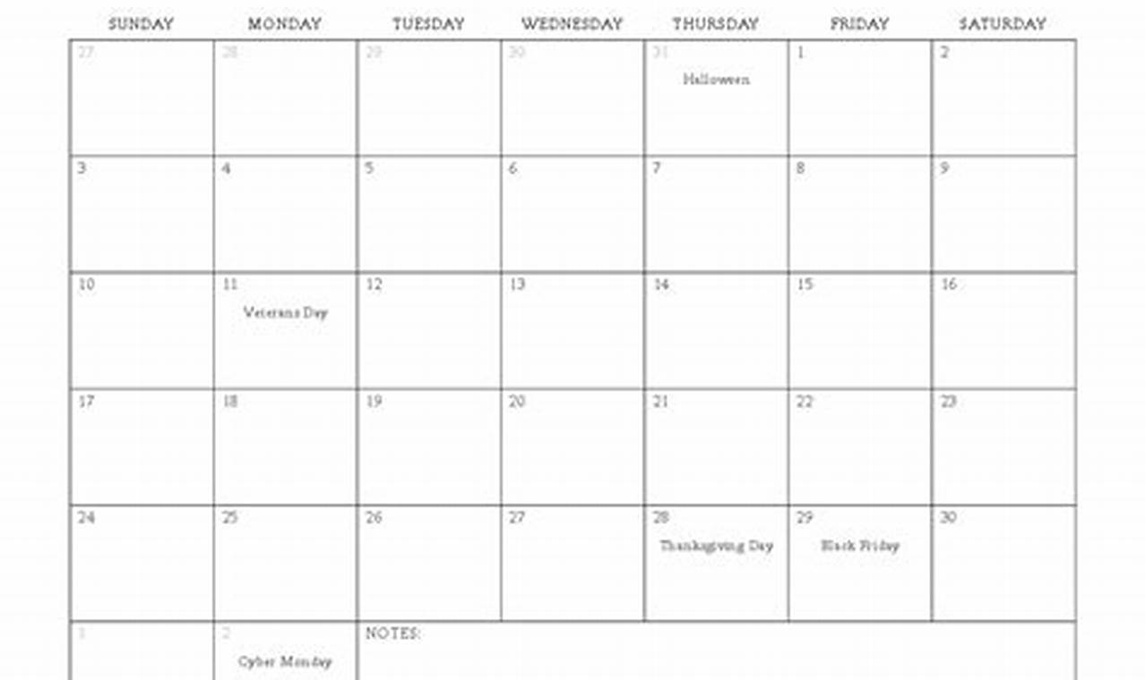 Wiki Calendar November 2024