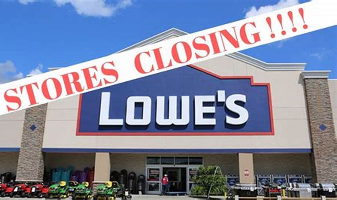 Will Lowes Close Stores In 2024