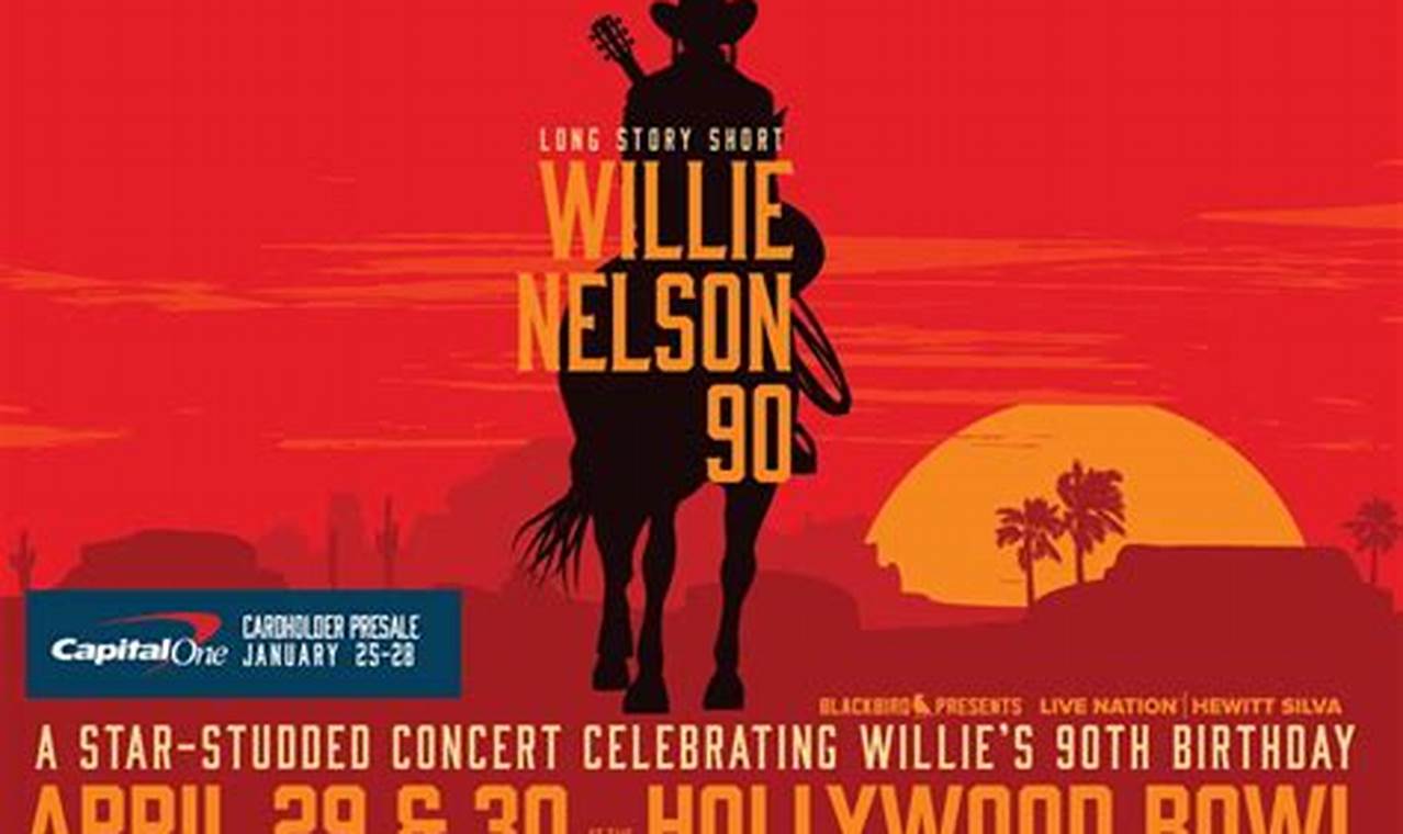 Willie Nelson Hollywood Bowl 2024 Lineup