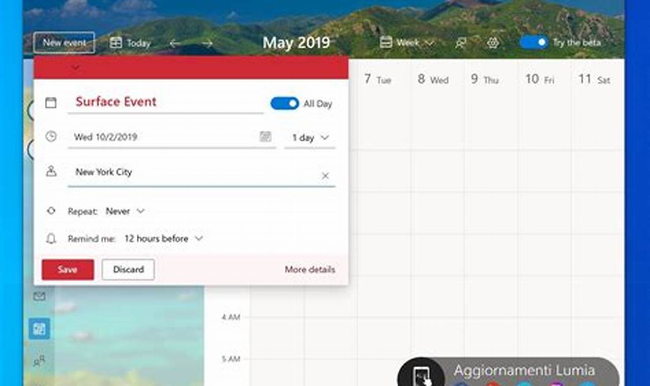 Windows 10 Calendar App Download