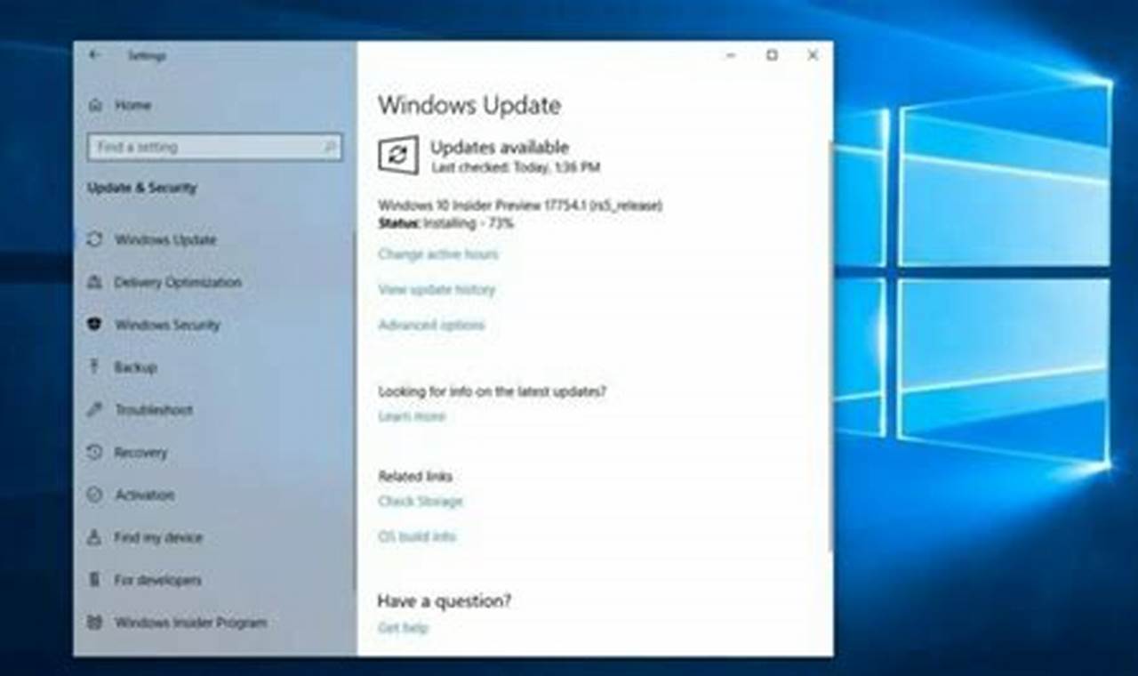 Windows 10 Latest Update 2024
