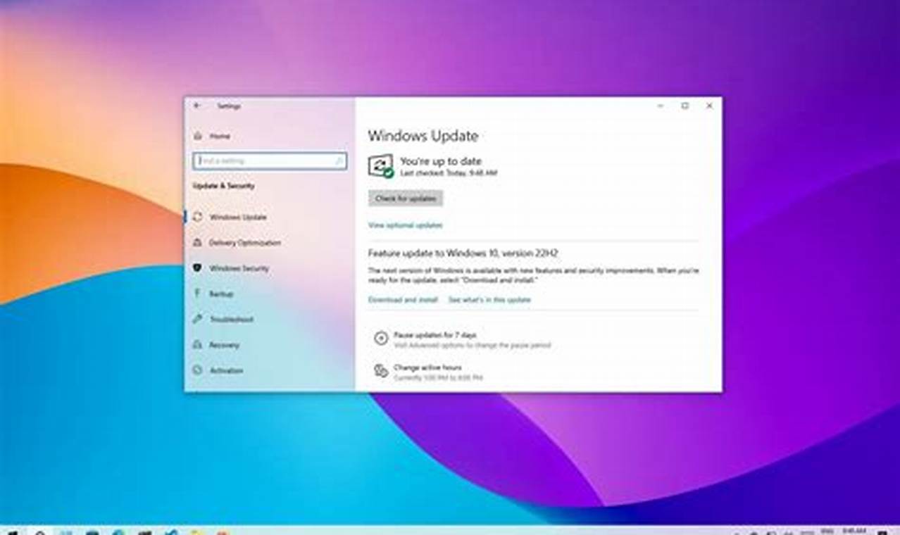 Windows 10 New Version 2024