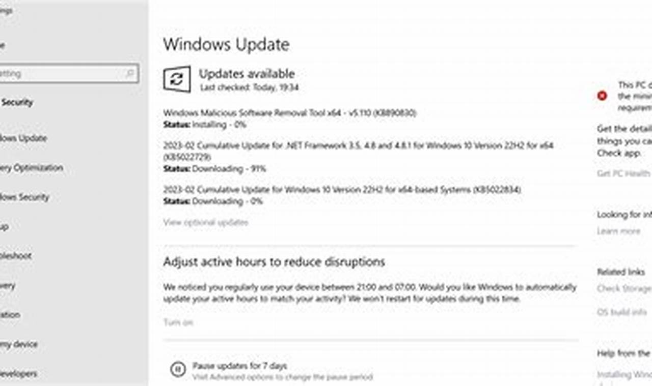 Windows Updates February 2024