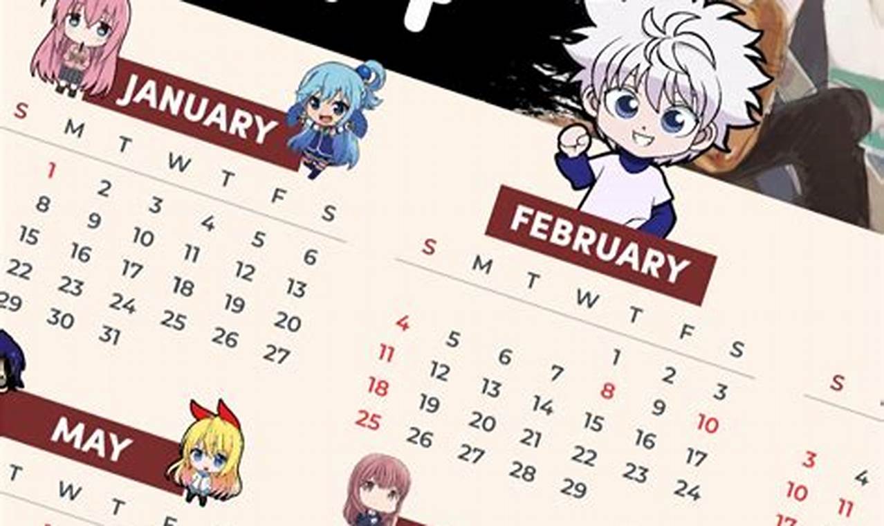 Winter 2024 Anime Calendar Dates 2020