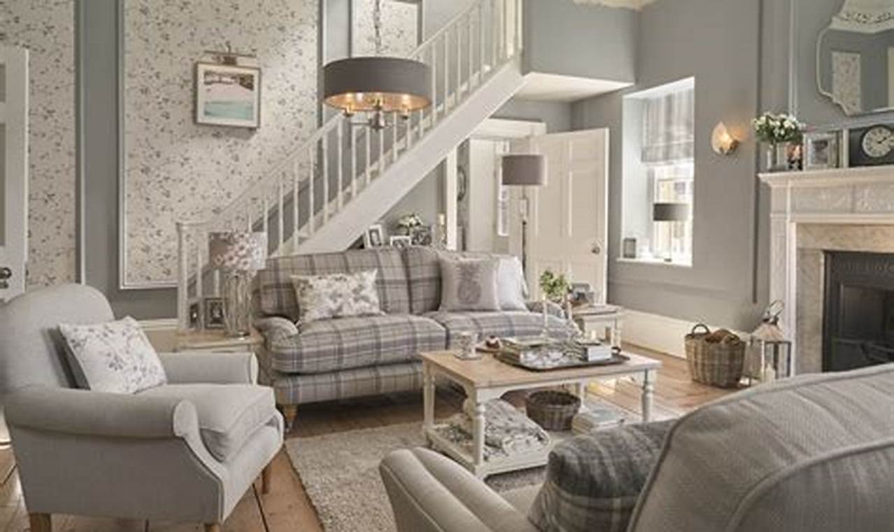 Wohnzimmer im Landhausstil Modern: Charmante Eleganz für Ihr Zuhause