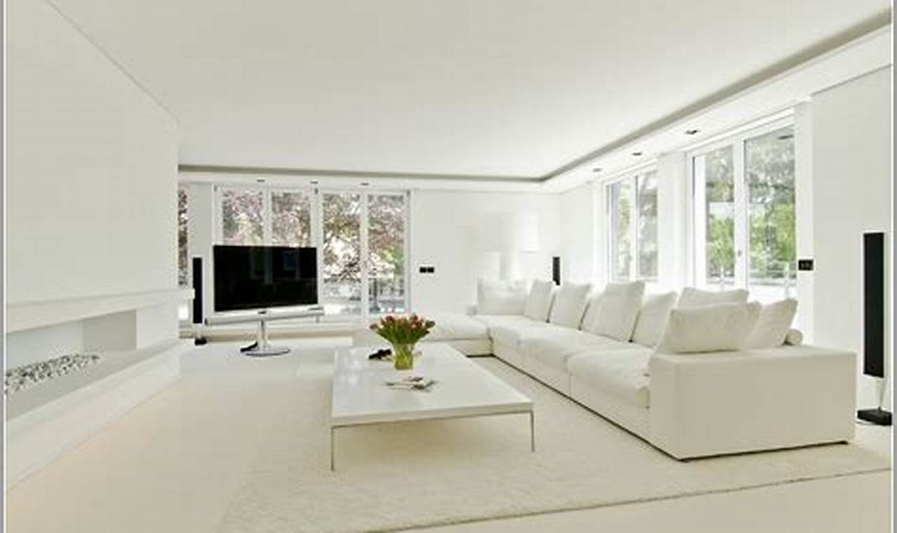 Wohnzimmer Weiß: Elegante und zeitlose Einrichtungsideen