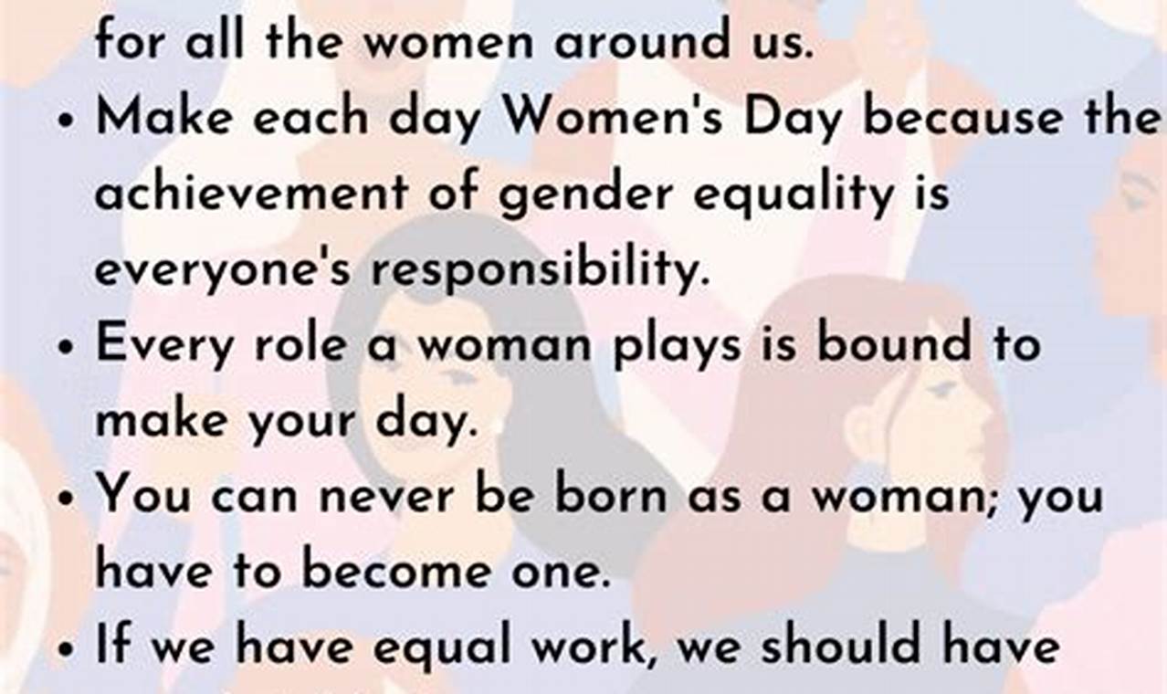 Women'S Day 2024 Slogan