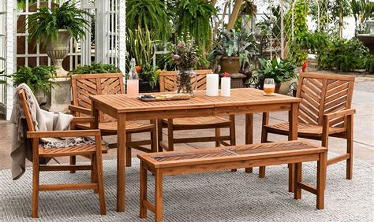 Wood Outdoor Furniture