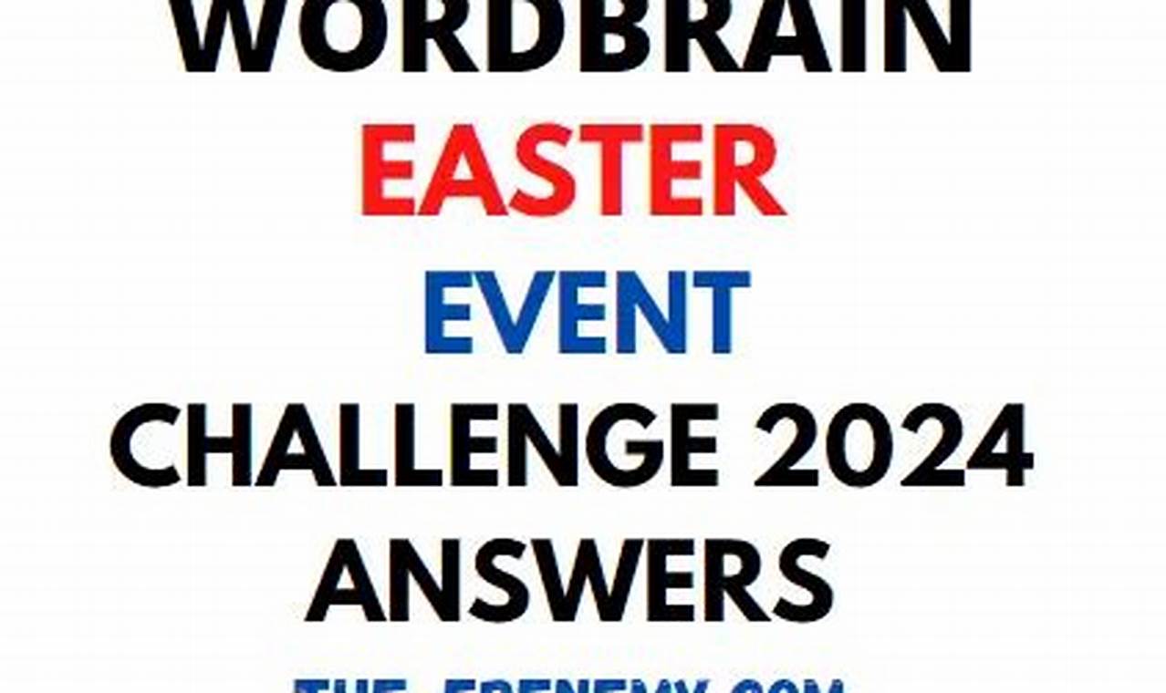 Word Brain Easter Event 2024