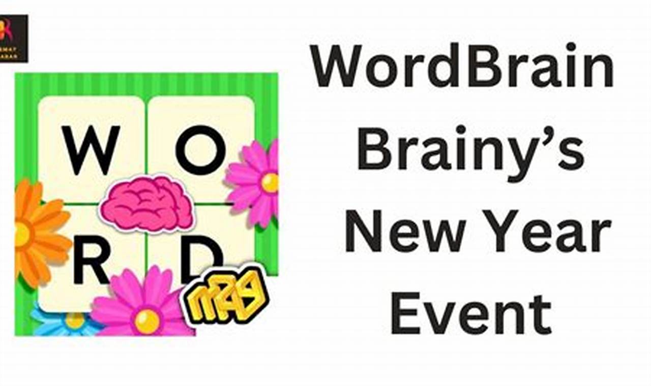 Wordbrain New Year Event January 4 2024