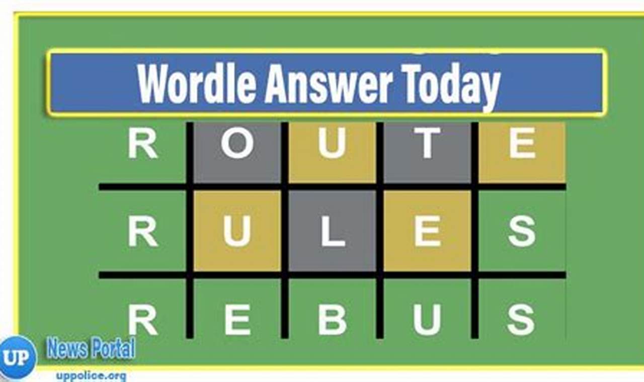 Wordle April 25 2024 Clue