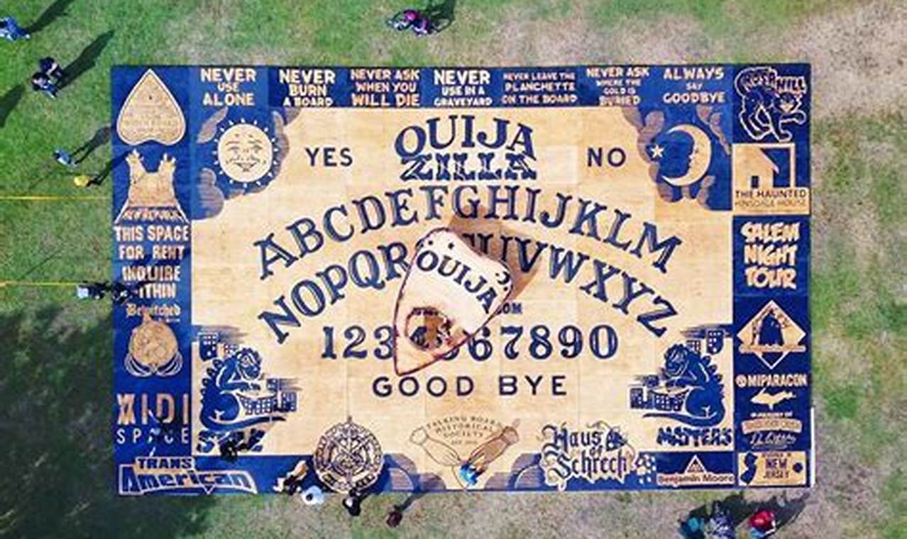 World's Largest Ouija Board Location 2024