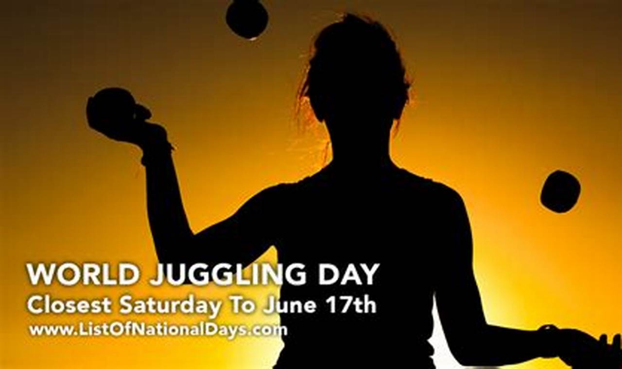 World Juggling Day 2024 Calendar