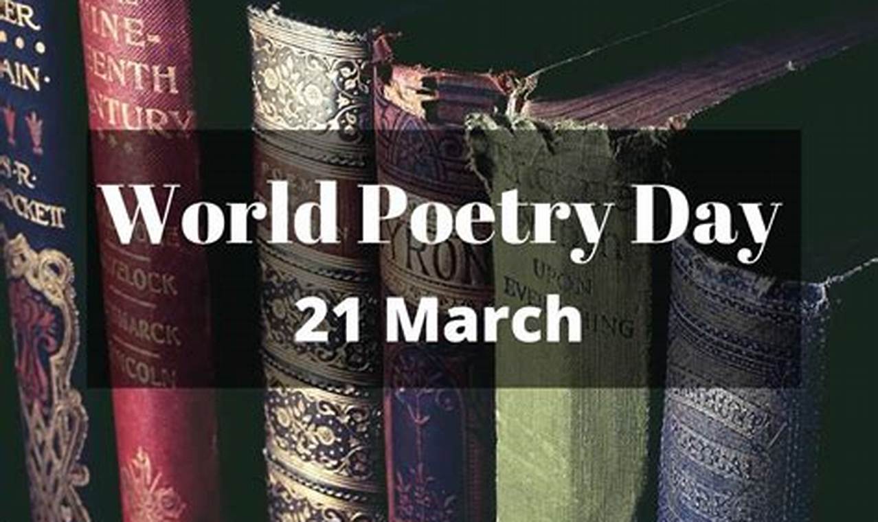 World Poetry Day 2024 Activities