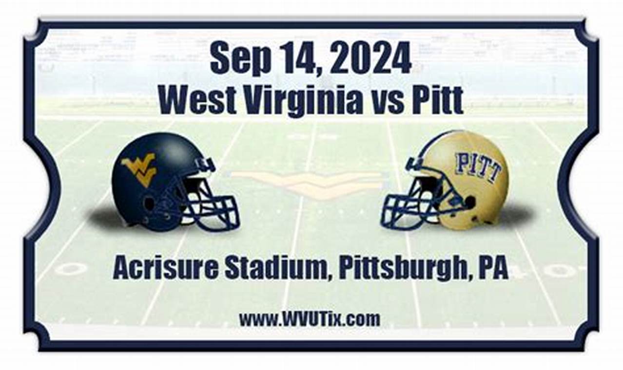 Wvu Vs Pitt Tickets 2024