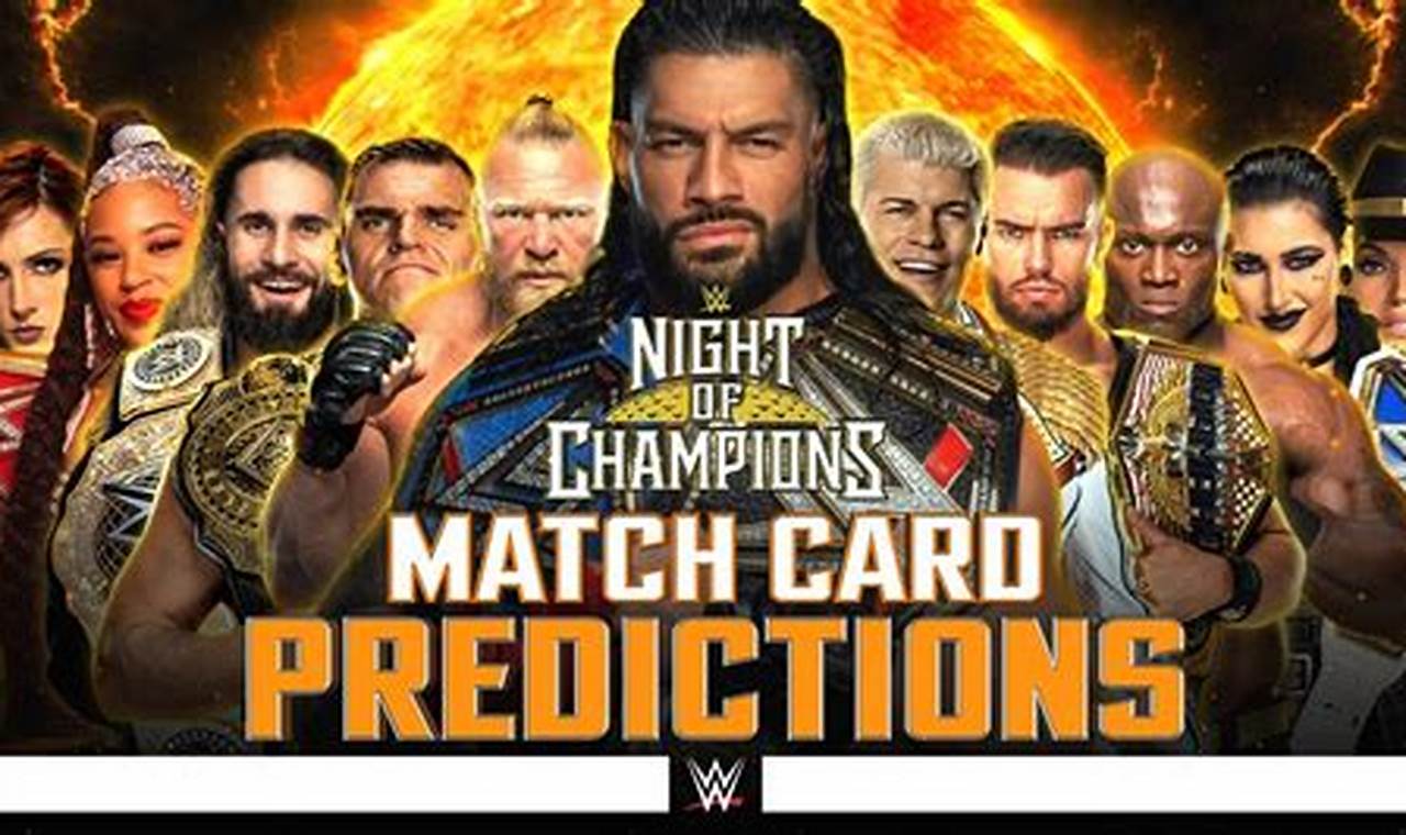 Wwe Night Of Champions 2024 Card