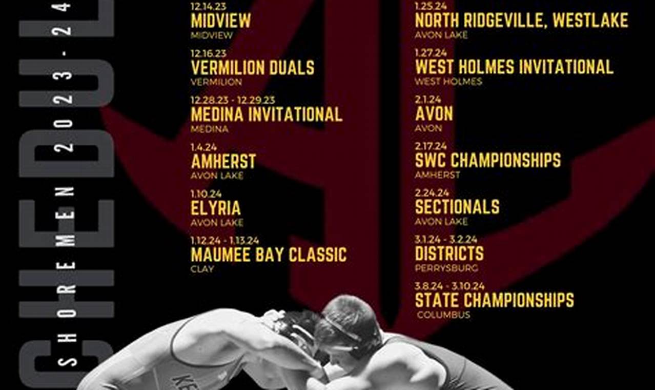 Wyoming Wrestling Schedule 2024-2024