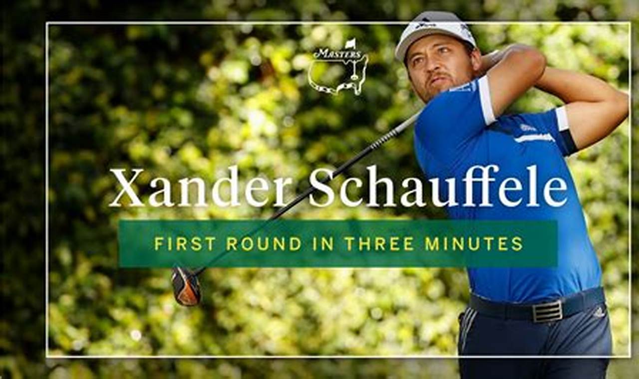 Xander Schauffele Masters 2024