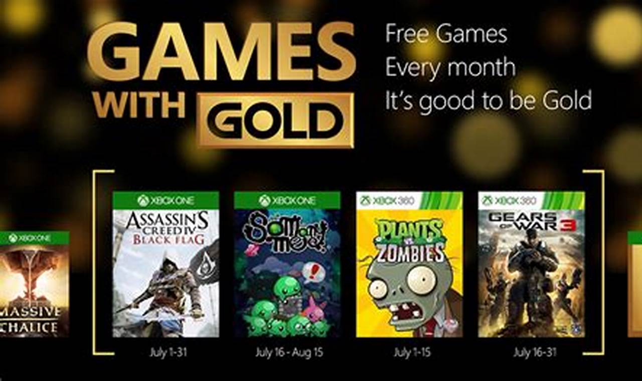 Xbox Games With Gold July 2024