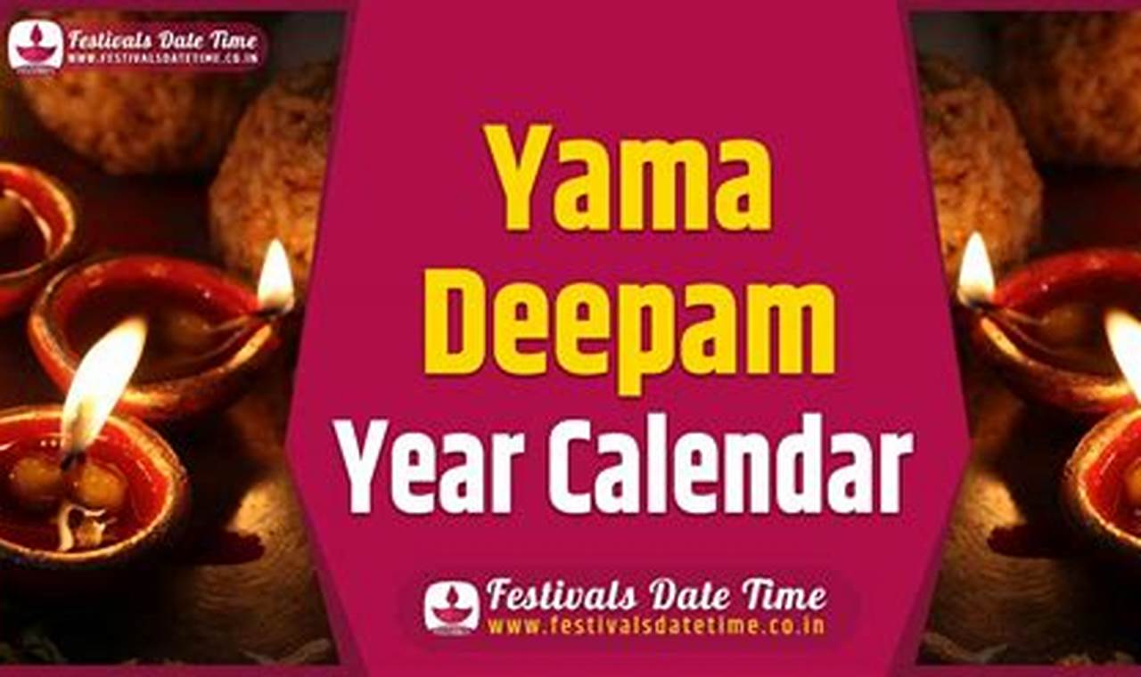 Yama Deepam 2024 Date And Time