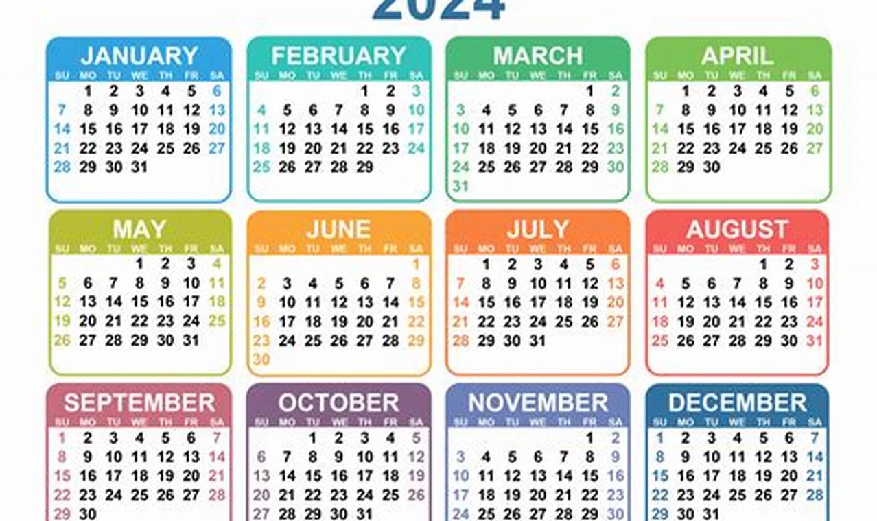 Yearly Calendar 2024 And 2024