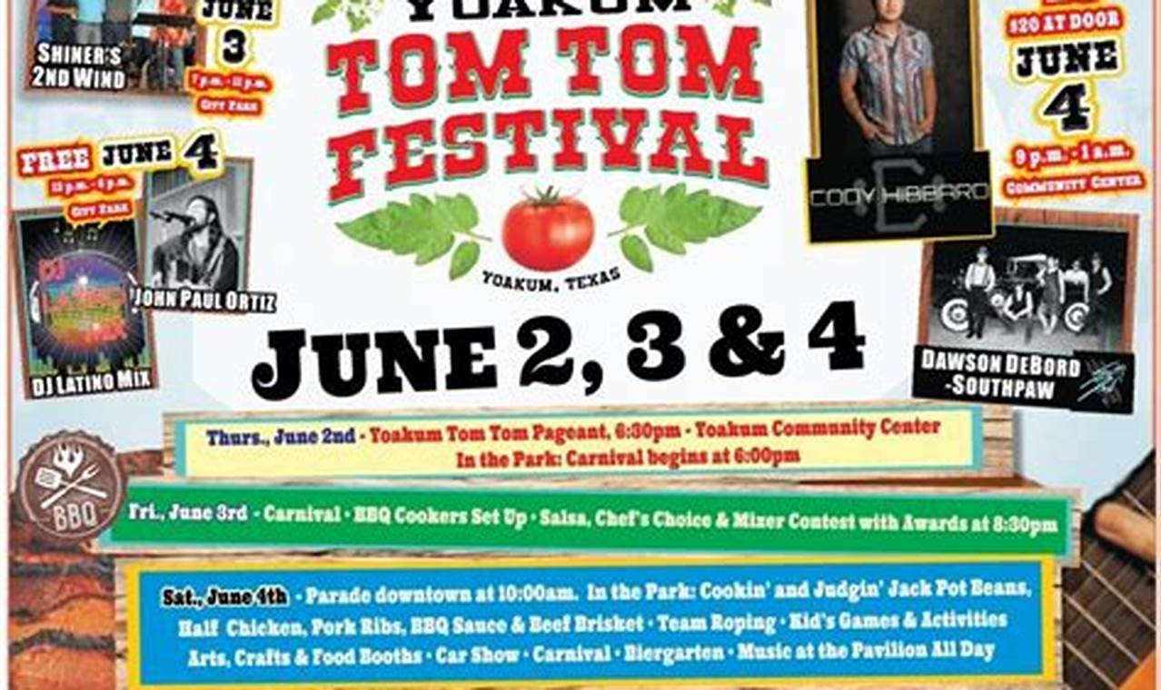 Yoakum Tom Tom Festival 2024