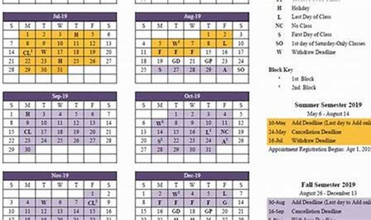 Yorkville Academic Calendar 2024